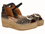 Sandalia Plataforma YuteFlex Negro